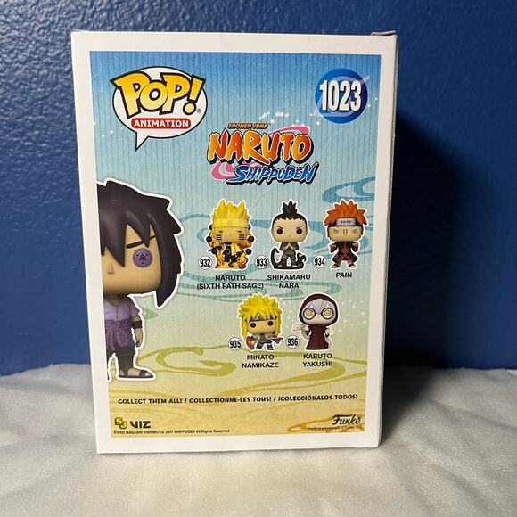 Naruto Sasuke Uchiha Rinnegan Funko Pop! Vinyl Figure #1023 AAA Exclusive - Picture 2 of 8